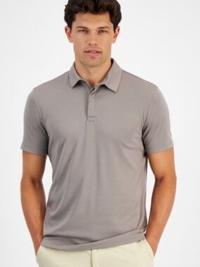 Alfani AlfaTech Stretch Solid Short Sleeve Polo Shirt Men's SOZE XXL NWT